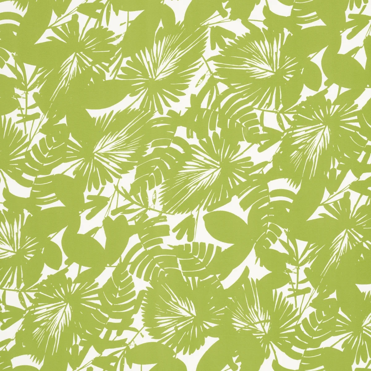 PALISADES PALM INDOOR/OUTDOOR fabric FERN color by Schumacher