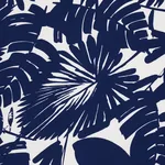 PALISADES PALM INDOOR/OUTDOOR Fabric – INDIGO | Schumacher | PALISADES PALM INDOOR/OUTDOOR fabric INDIGO color by Schumacher