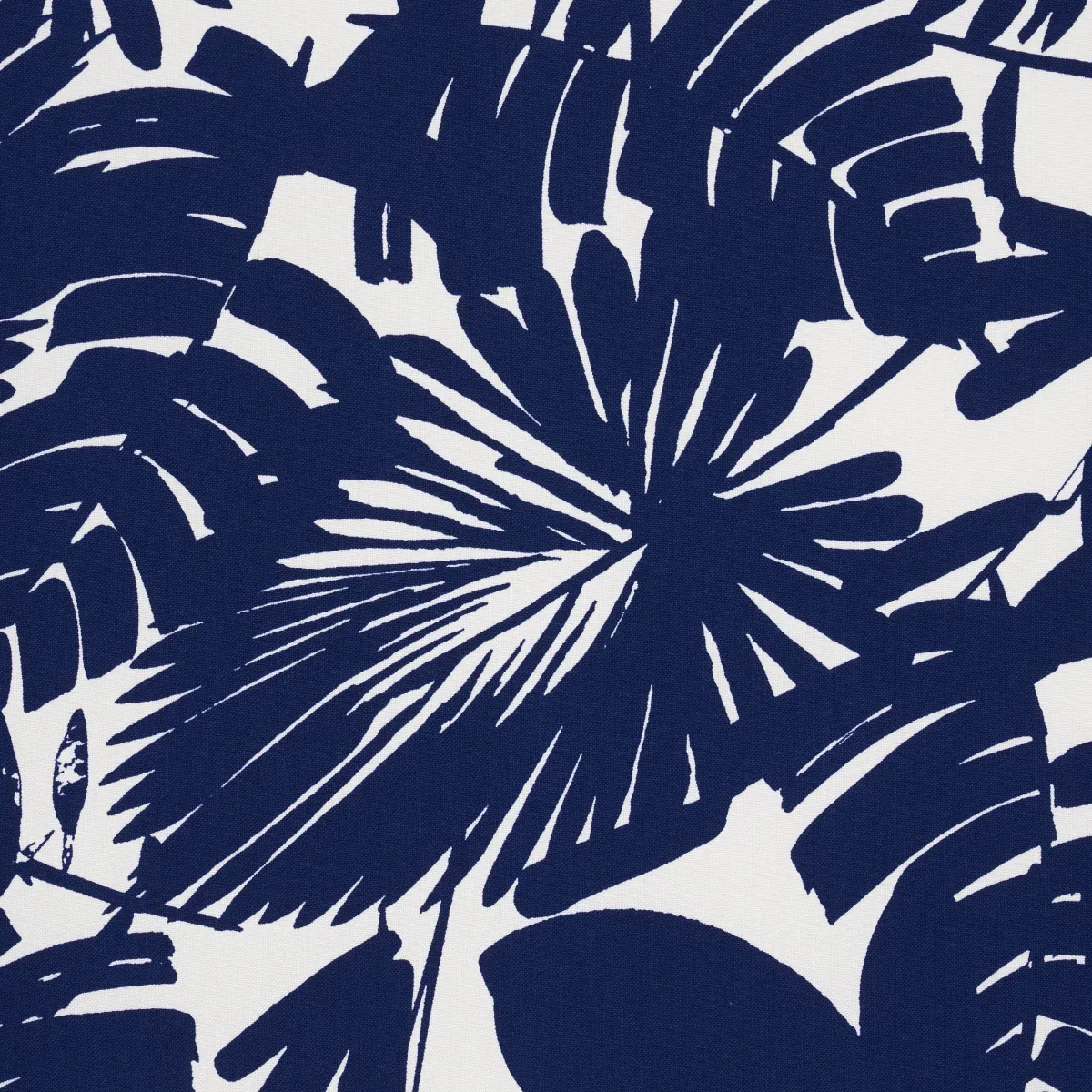 PALISADES PALM INDOOR/OUTDOOR Fabric – INDIGO | Schumacher | PALISADES PALM INDOOR/OUTDOOR fabric INDIGO color by Schumacher