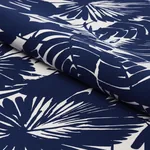 PALISADES PALM INDOOR/OUTDOOR Fabric – INDIGO | Schumacher | PALISADES PALM INDOOR/OUTDOOR fabric INDIGO color by Schumacher