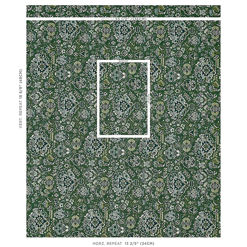 PALLAY EPINGLE Fabric – EMERALD | Schumacher | Wallpaper Twi PALLAY EPINGLE fabric EMERALD color by Schumacher
