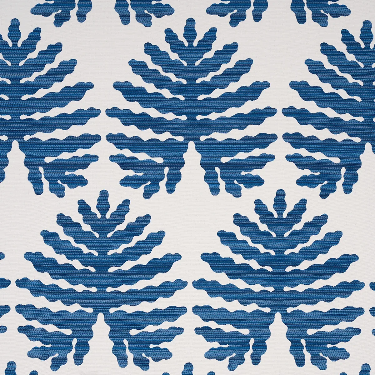 PALMA SOLA INDOOR/OUTDOOR fabric NAVY color by Schumacher