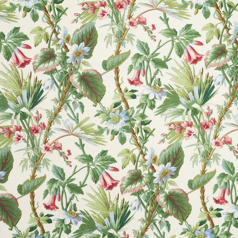 PALMETTO GARDEN fabric TROPIC color by Schumacher