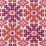 PALMETTO PRINT fabric VALENTINE color by Schumacher