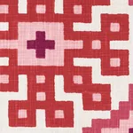 PALMETTO PRINT fabric VALENTINE color by Schumacher