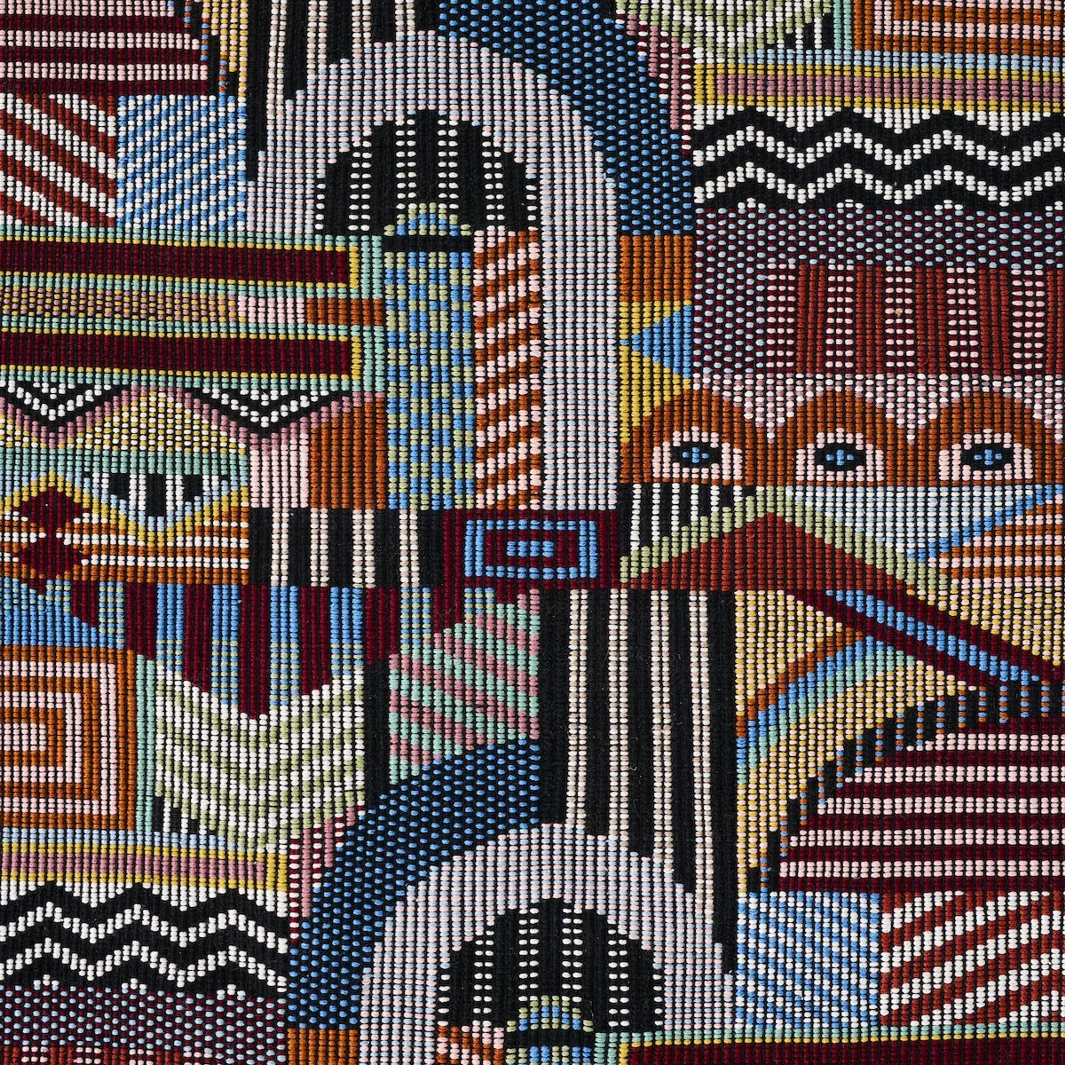 PALOMAR HAND WOVEN BROCADE fabric MULTI color by Schumacher
