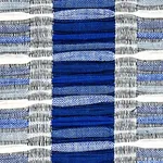 PALOPO HAND WOVEN STRIPE Fabric – AZUL | Schumacher | Wallpa PALOPO HAND WOVEN STRIPE fabric AZUL color by Schumacher