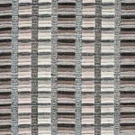 PALOPO HAND WOVEN STRIPE fabric BLACK color by Schumacher