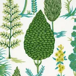 PANDORA EMBROIDERY Fabric – GREEN | Schumacher | Wallpaper T PANDORA EMBROIDERY fabric GREEN color by Schumacher