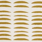 PARABLE HAND BLOCK fabric GINGER color by Schumacher