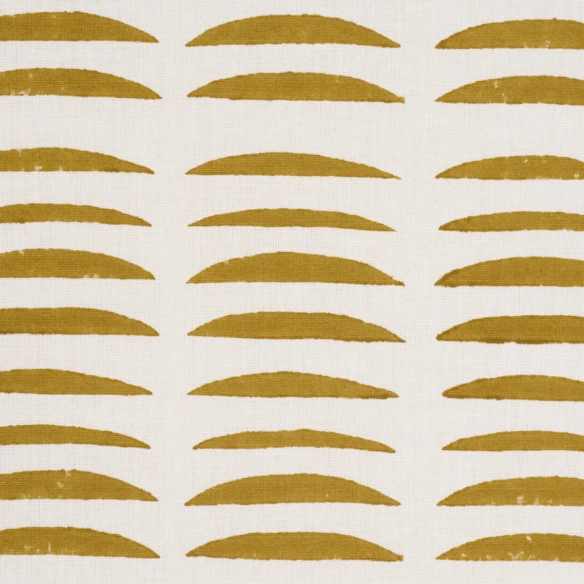 PARABLE HAND BLOCK fabric GINGER color by Schumacher