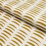 PARABLE HAND BLOCK fabric GINGER color by Schumacher