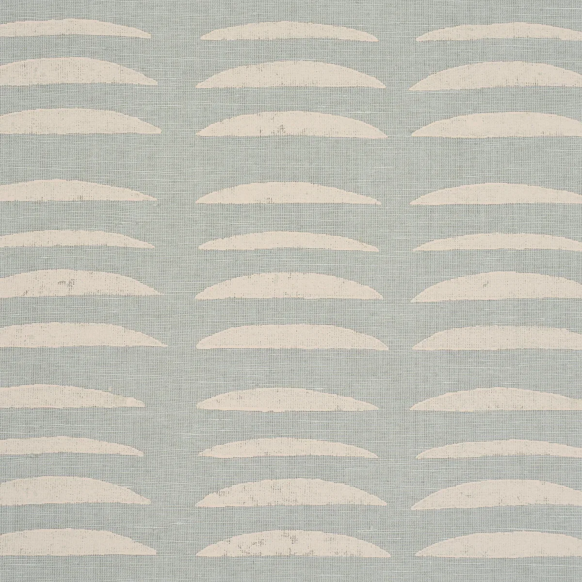 PARABLE HAND BLOCK fabric ICE color by Schumacher