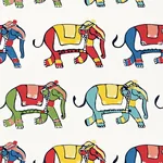 PARADE fabric MULTI color by Schumacher