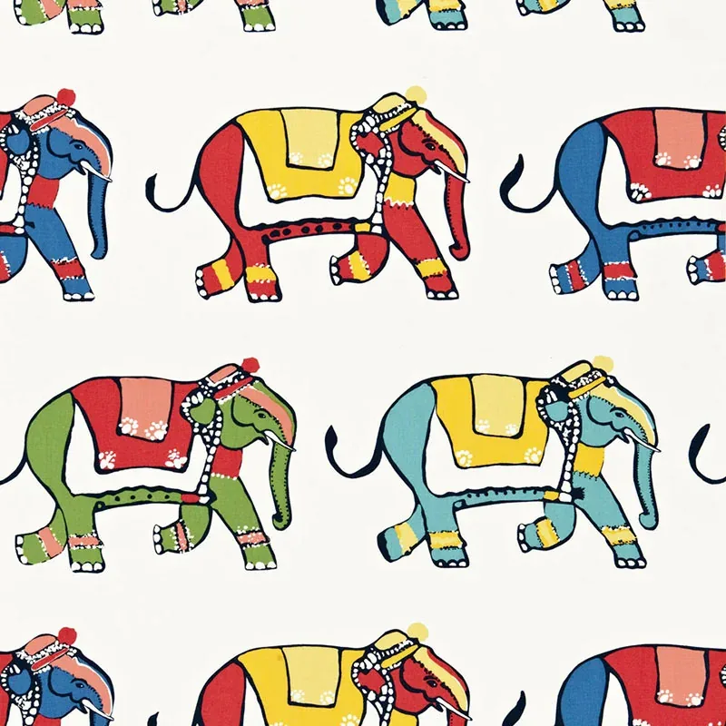 PARADE fabric MULTI color by Schumacher