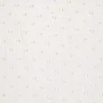 PARSEME EMBROIDERED SHEER fabric ANTIQUE ECRU color by Schumacher