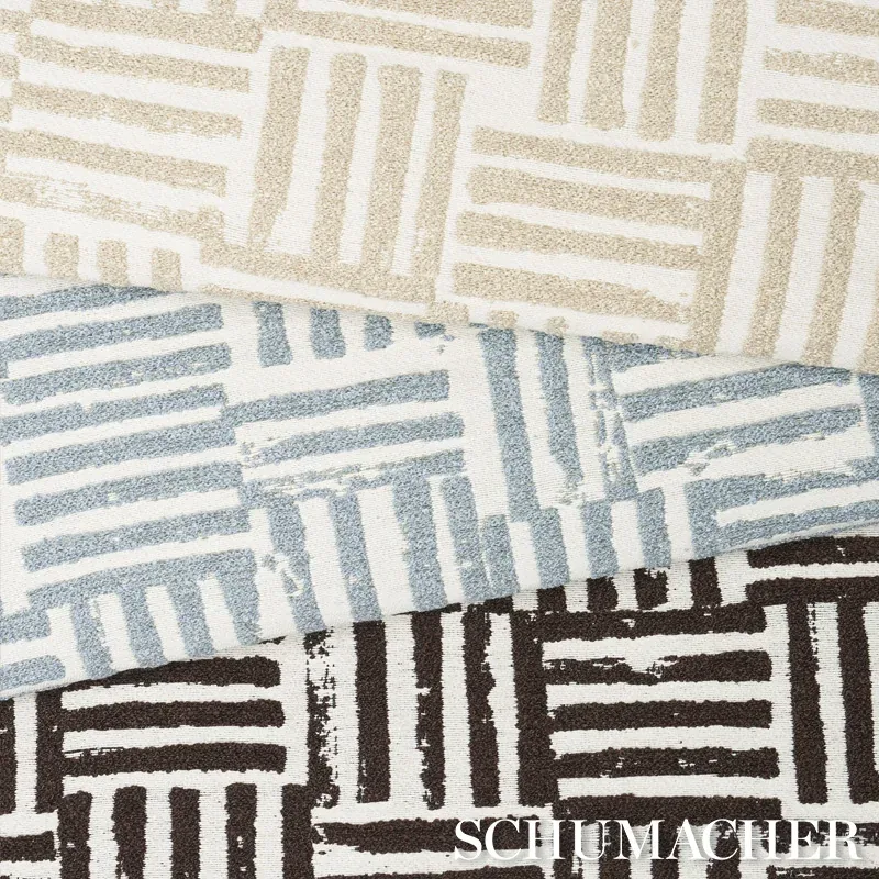 PATCHWORK Fabric – OCEAN | Schumacher | Wallpaper Twins PATCHWORK fabric OCEAN color by Schumacher