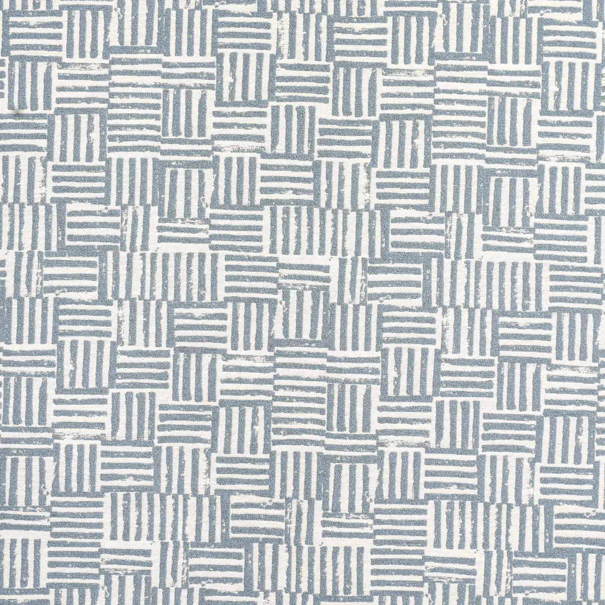 PATCHWORK fabric OCEAN color by Schumacher