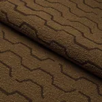 PATEK WOOL BOUCLÉ Fabric – UMBER | Schumacher | Wallpaper Tw PATEK WOOL BOUCLÉ fabric UMBER color by Schumacher