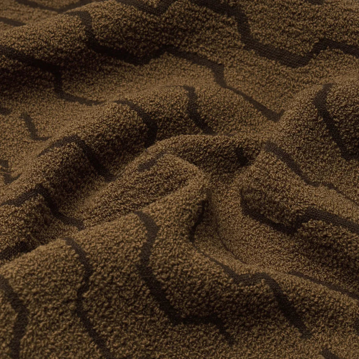 PATEK WOOL BOUCLÉ Fabric – UMBER | Schumacher | Wallpaper Tw PATEK WOOL BOUCLÉ fabric UMBER color by Schumacher