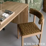 PATEK WOOL BOUCLÉ Fabric – UMBER | Schumacher | Wallpaper Tw PATEK WOOL BOUCLÉ fabric UMBER color by Schumacher