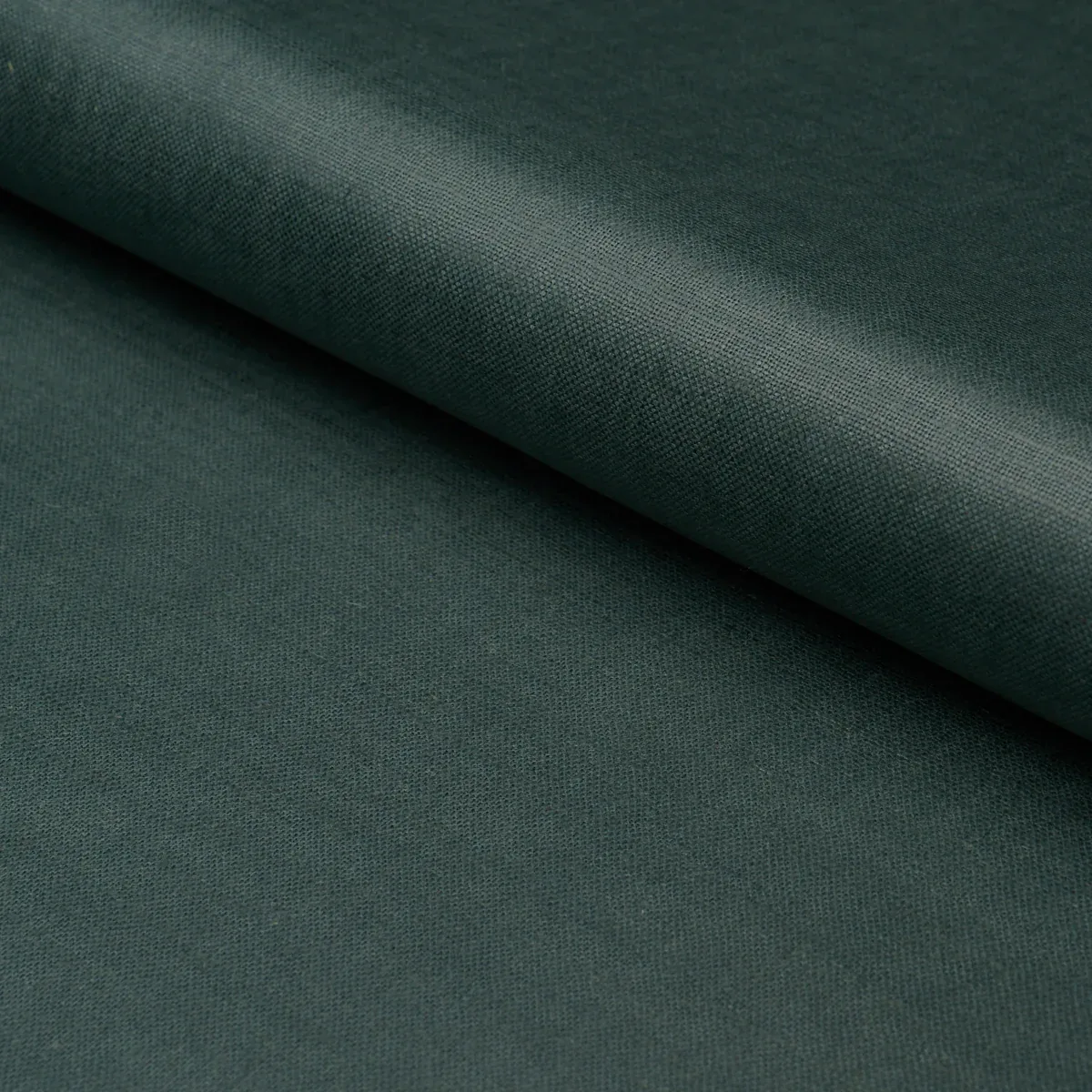 PATENT LINEN fabric PEACOCK color by Schumacher