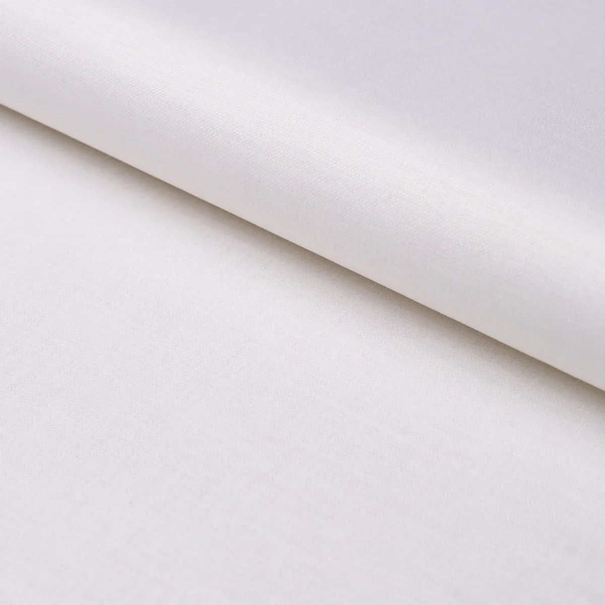 PATENT LINEN fabric WHITE color by Schumacher