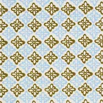 Pattee Hand Block Print fabric KHAKI color by Schumacher