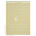 Pattee Hand Block Print fabric TURMERIC color by Schumacher