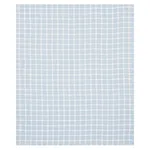 PAULINE CHECK CASEMENT fabric CHAMBRAY color by Schumacher