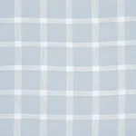 PAULINE CHECK CASEMENT fabric CHAMBRAY color by Schumacher