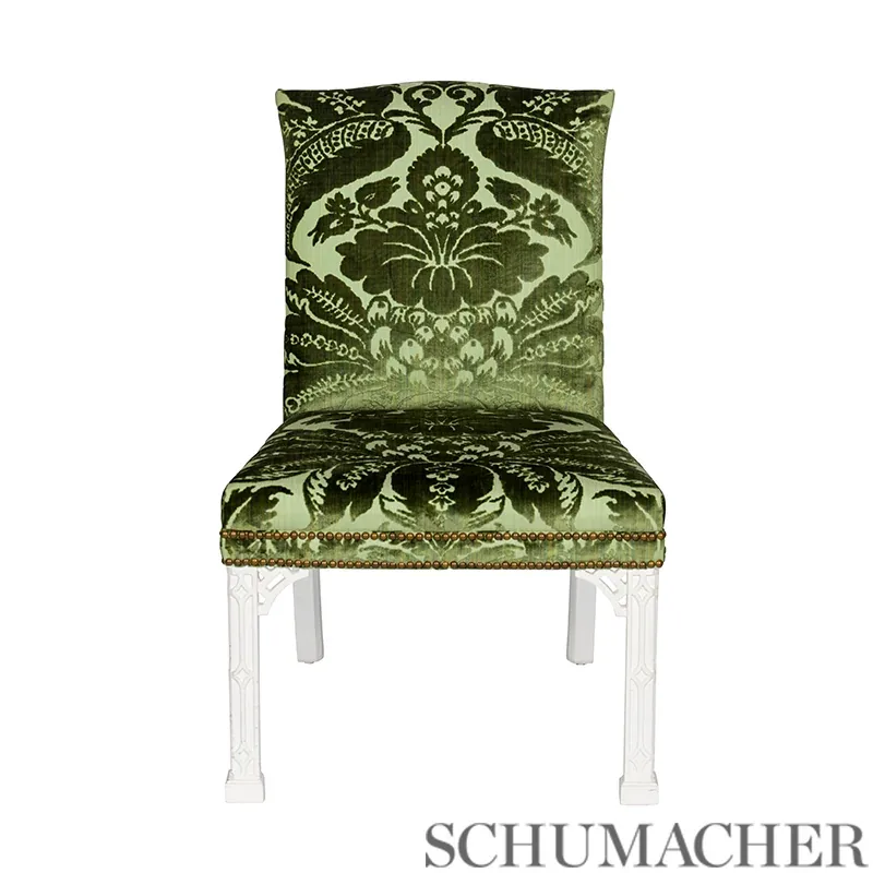 PAVIA SILK VELVET Fabric – PLATINUM | Schumacher | Wallpaper PAVIA SILK VELVET fabric PLATINUM color by Schumacher