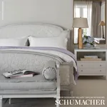 PAVONE VELVET Fabric – OPAL | Schumacher | Wallpaper Twins PAVONE VELVET fabric OPAL color by Schumacher