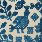 PAVONE VELVET Fabric – PEACOCK | Schumacher | Wallpaper Twin PAVONE VELVET fabric PEACOCK color by Schumacher