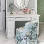 PEACOCK Fabric – AQUA | Schumacher | Wallpaper Twins PEACOCK fabric AQUA color by Schumacher