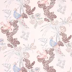 PEACOCK Fabric – BLUSH | Schumacher | Wallpaper Twins PEACOCK fabric BLUSH color by Schumacher