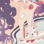 PEARL RIVER Fabric – BLUSH | Schumacher | Wallpaper Twins PEARL RIVER fabric BLUSH color by Schumacher