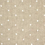 PEBBLE EMBROIDERY Fabric – LINEN | Schumacher | Wallpaper Tw PEBBLE EMBROIDERY fabric LINEN color by Schumacher