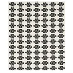 PENELOPE KNOT fabric BLACK color by Schumacher