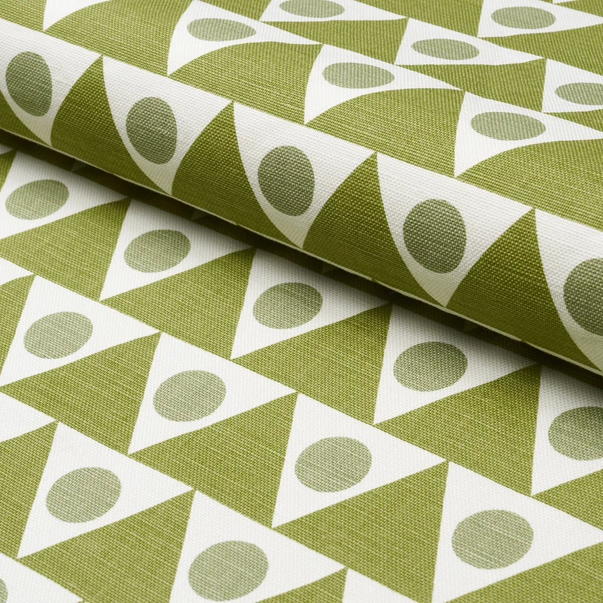 PENNANT fabric GREEN color by Schumacher