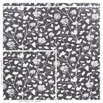 PENNICK CHINTZ Fabric – BLACK | Schumacher | Wallpaper Twins PENNICK CHINTZ fabric BLACK color by Schumacher