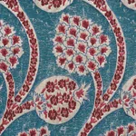 PERSEPHONE Fabric – PEACOCK | Schumacher | Wallpaper Twins PERSEPHONE fabric PEACOCK color by Schumacher
