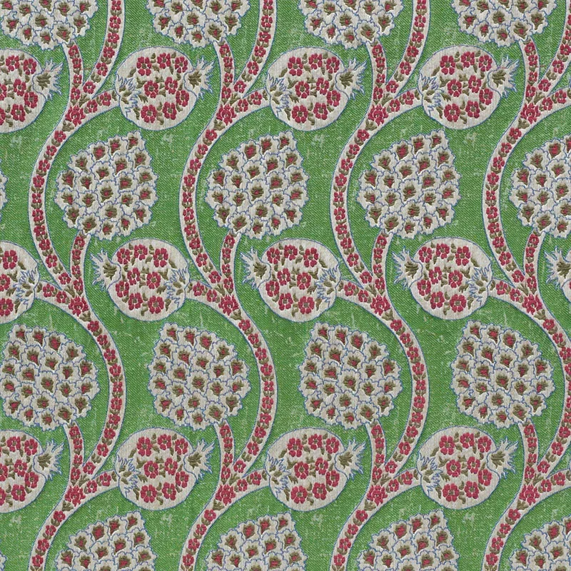 PERSEPHONE fabric VERDANT color by Schumacher