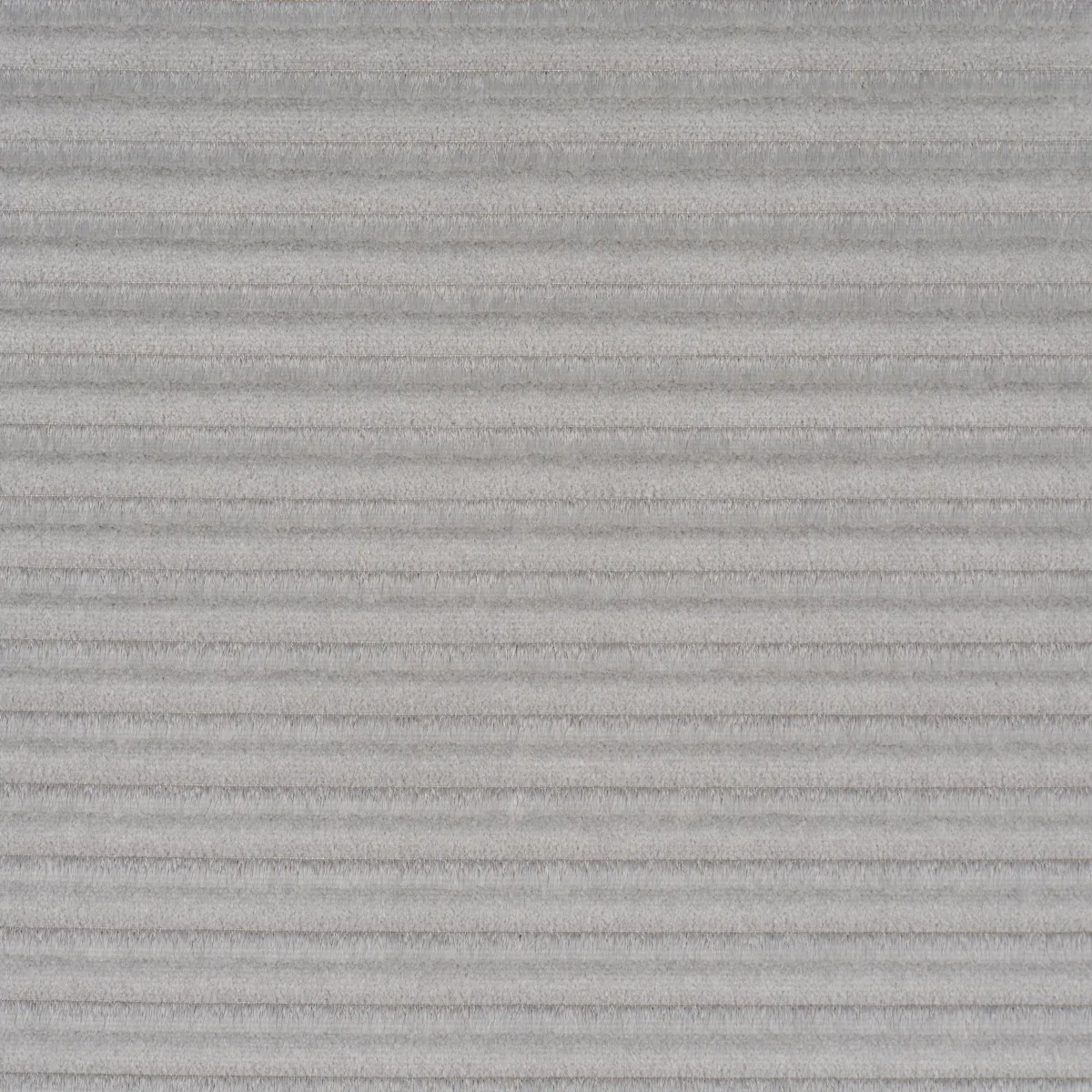 PETITE CHANNELED VELVET fabric OTTER GREY color by Schumacher