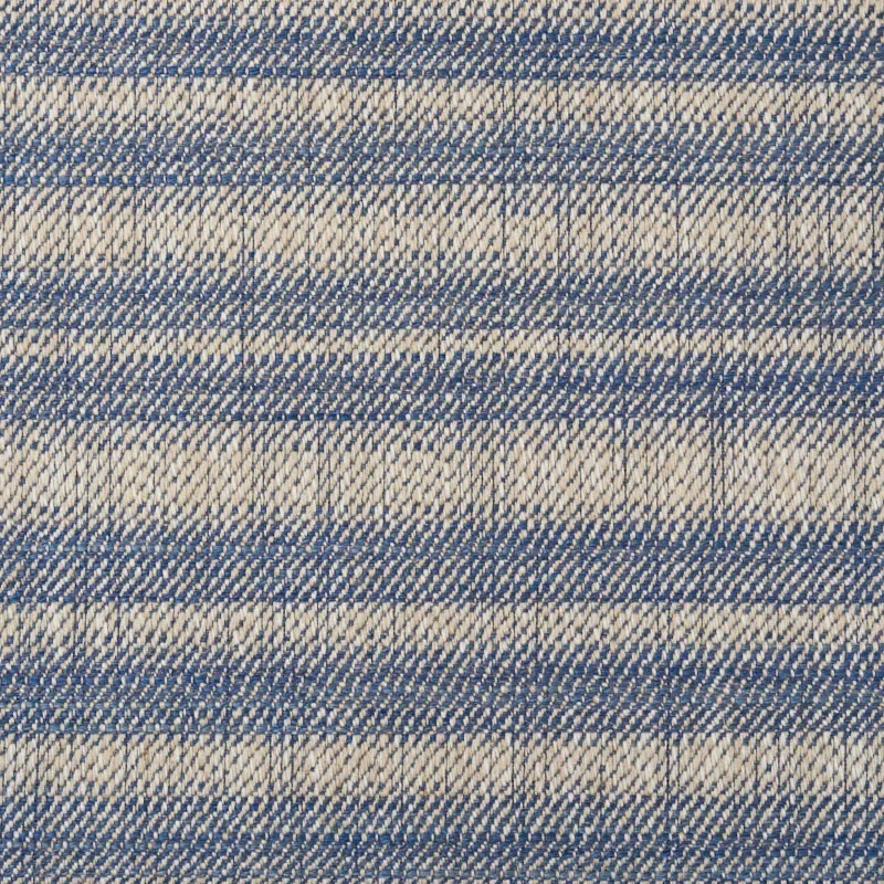 PETRA STRIPE fabric INDIGO color by Schumacher