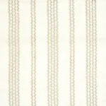 PIERO STRIPE EMBROIDERED SHEER Fabric – PEARL | Schumacher | PIERO STRIPE EMBROIDERED SHEER fabric PEARL color by Schumacher