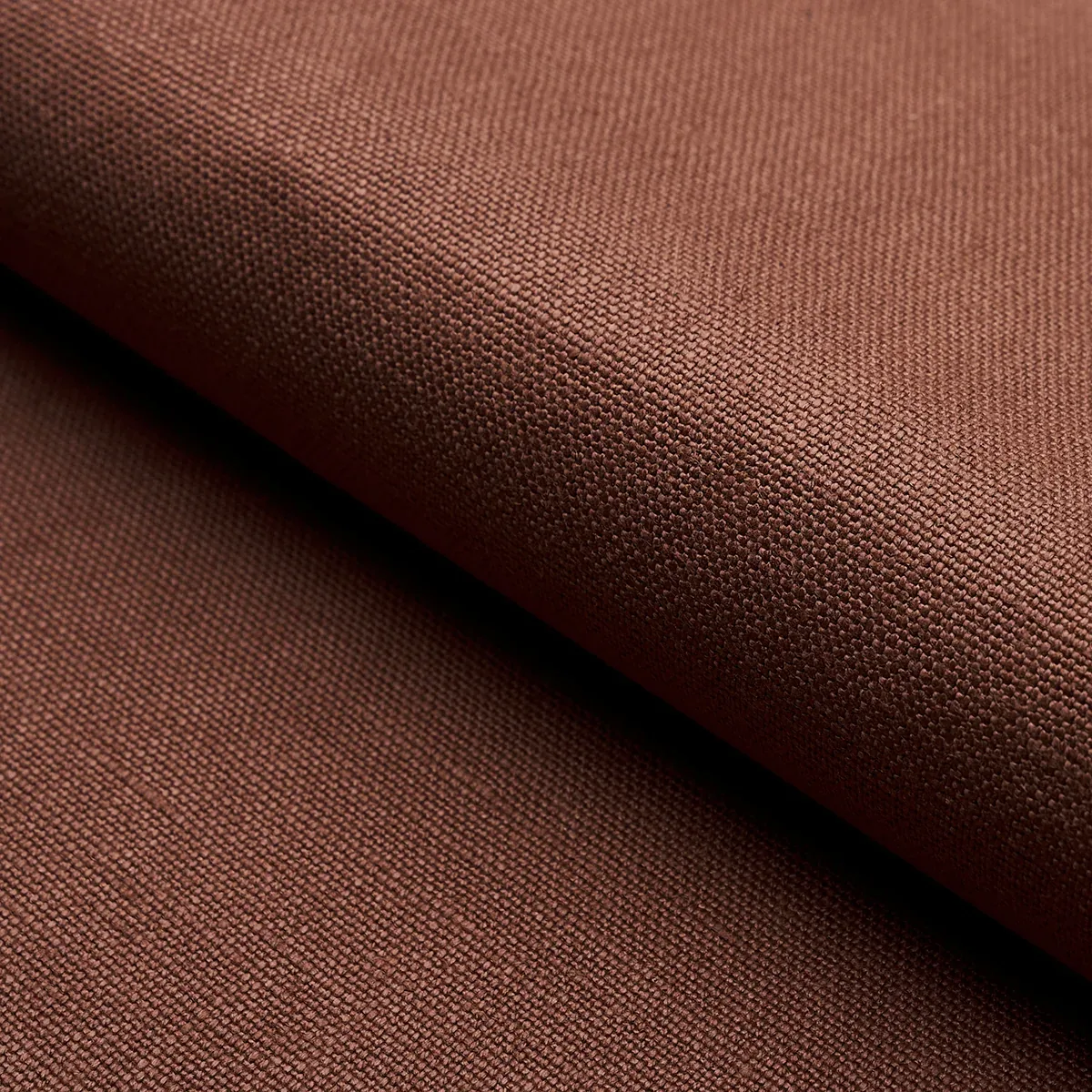 PIET PERFORMANCE LINEN fabric CLAY color by Schumacher