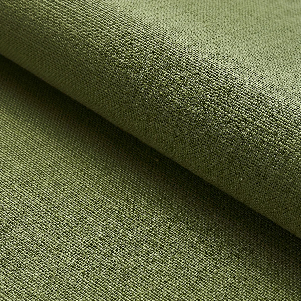 PIET PERFORMANCE LINEN fabric MOSS color by Schumacher