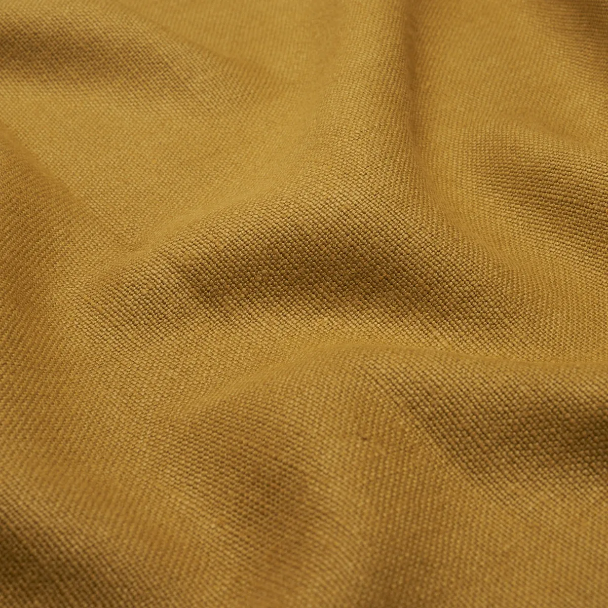 PIET PERFORMANCE LINEN fabric OCHRE color by Schumacher