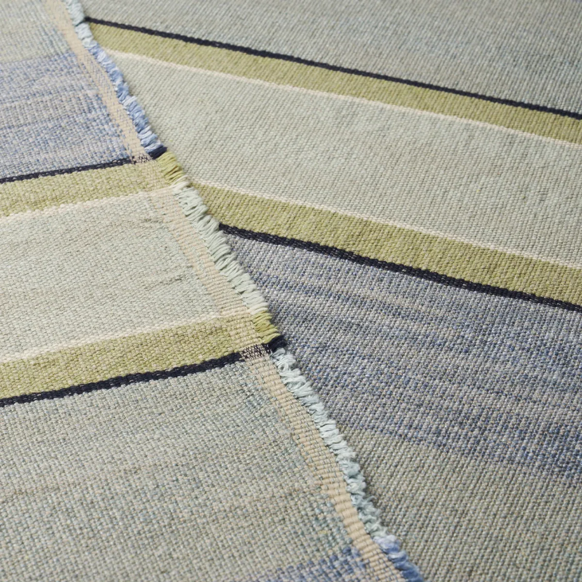 PIKES STRIPE fabric AEGEAN color by Schumacher